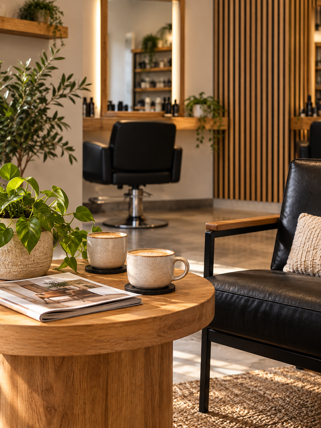 Ein Moment nur für Euch. – KI-Visualisierung des Salonambientes